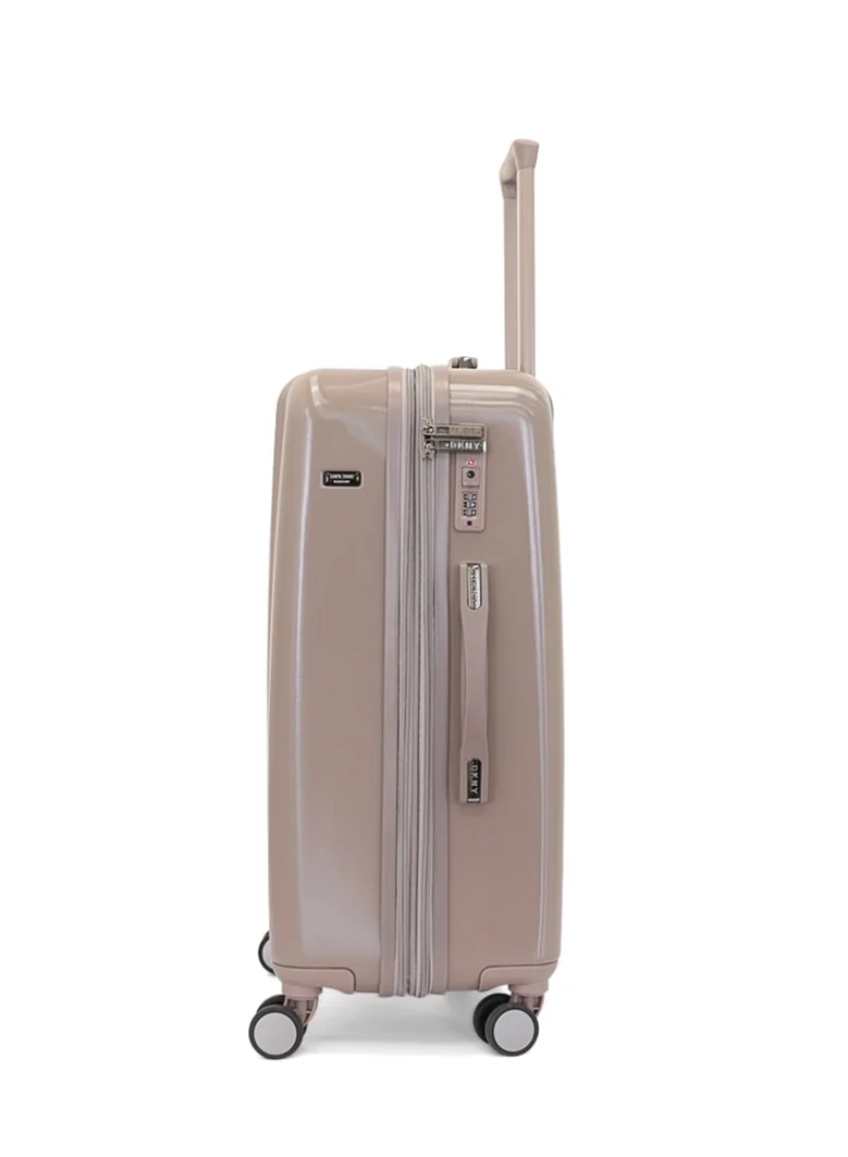 DKNY New Era Hardside Luggage on Wheels for Unisex | Ultra Lightweight ABS on with Spinner Wheels 4 Color Ash