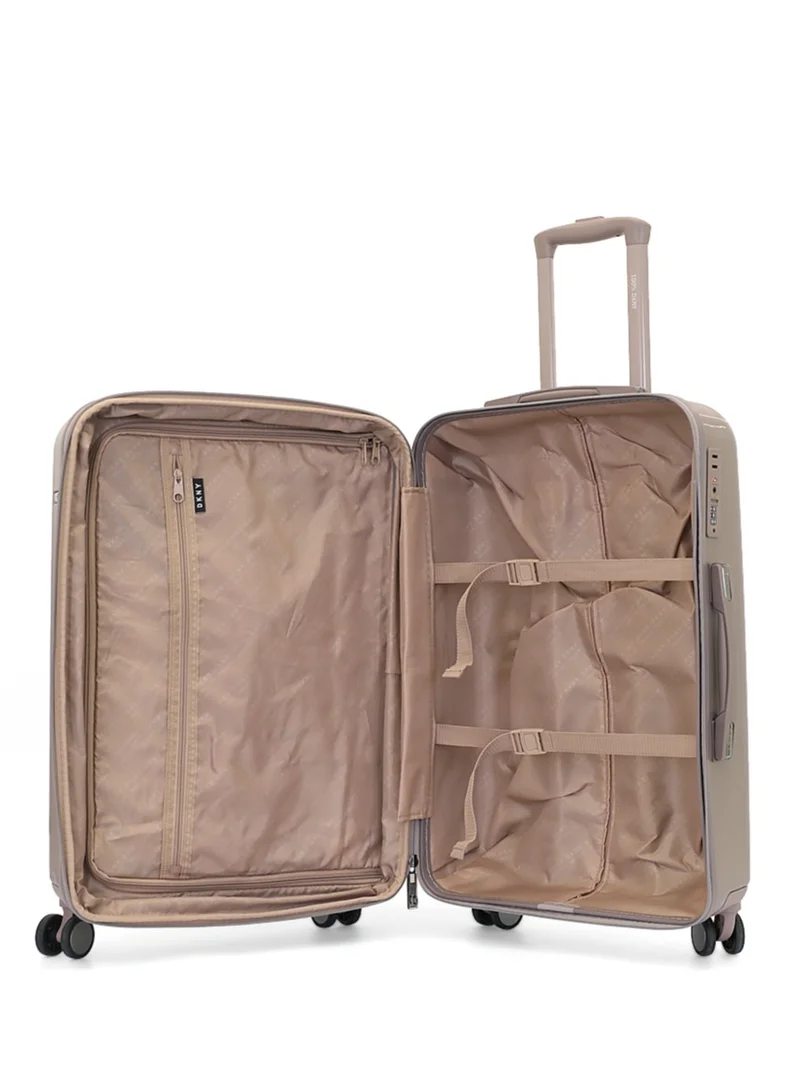 DKNY New Era Hardside Luggage on Wheels for Unisex | Ultra Lightweight ABS on with Spinner Wheels 4 Color Ash