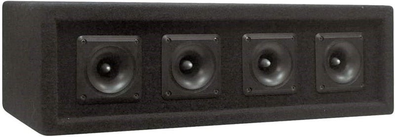 Pyle -Pro 4 Way DJ Speaker System, 300 Watt Power, 150 RMS, Four 3 Inch Horn Piezo Tweeters, 8 Ohm Impedance, Full Range Audio Reproduction, Black Carpeted Finish - Image 1
