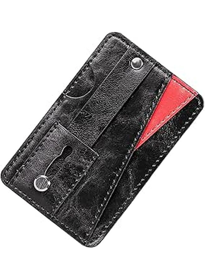 Adhesive Phone Wallet Card Holder With RFID Blocking Compatible With Iphone Random Color - Image 1