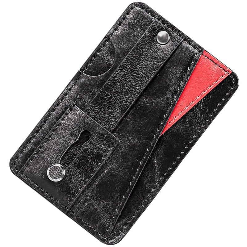 Adhesive Phone Wallet Card Holder With RFID Blocking Compatible With Iphone Random Color - Image 2