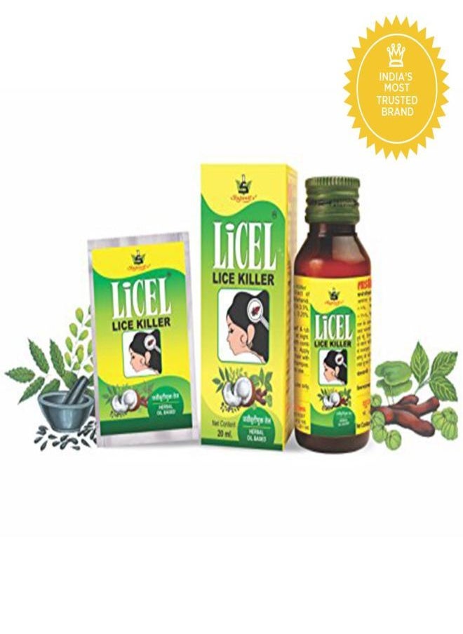 LICEL Herbal Lice Nit Killer Oil 55Ml Pack Of 3  - Image 4