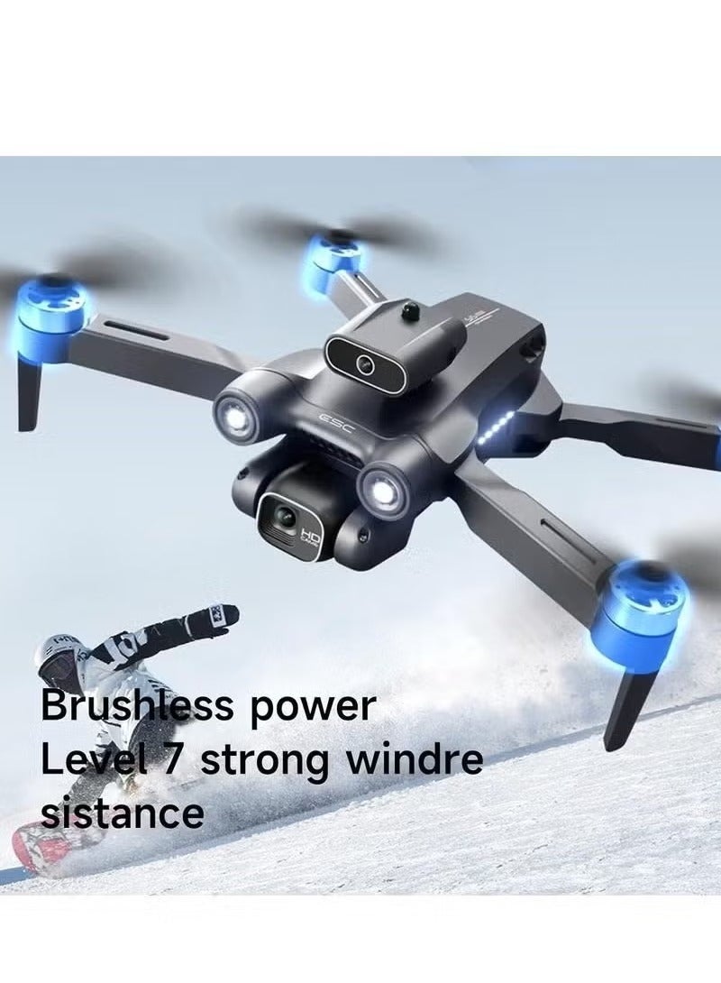 JAJEEK P12 Pro 4K HD Drone with Dual Camera – Foldable WiFi FPV Quadcopter with 120° Wide-Angle Lens, Smart Position Lock, One-Key Return, Gesture and Voice Control – Lightweight Drone with Long Battery Life and Live Streaming for Aerial Photography, Travel, and Fun - Image 2