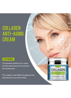 ENVISHA Collagen Hyaluronic Acid Anti-Aging Cream，Maintain Smooth & Delicate Skin，Reduce Fine Lines And Wrinkles，Anti-Aging Day And Night Cream（50ml, Contains Facial Massage Stick）  - Image 4