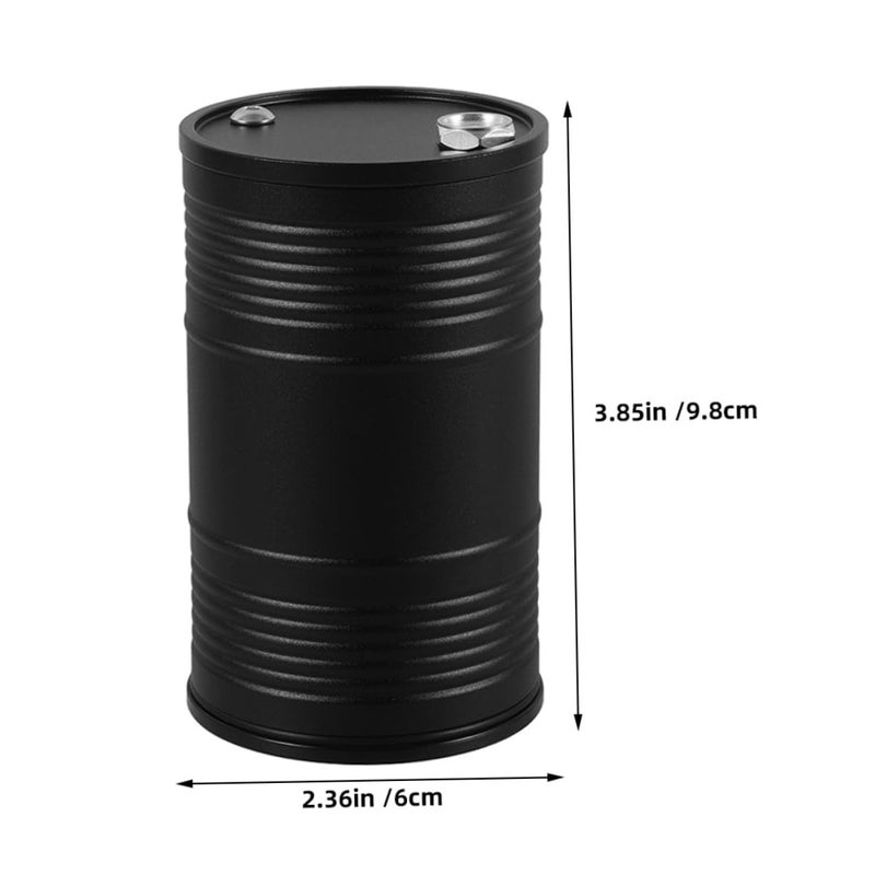 Portable Car Ashtray with Lid Smokeless for Cup Holder Black and Red 2 Pack - Image 3