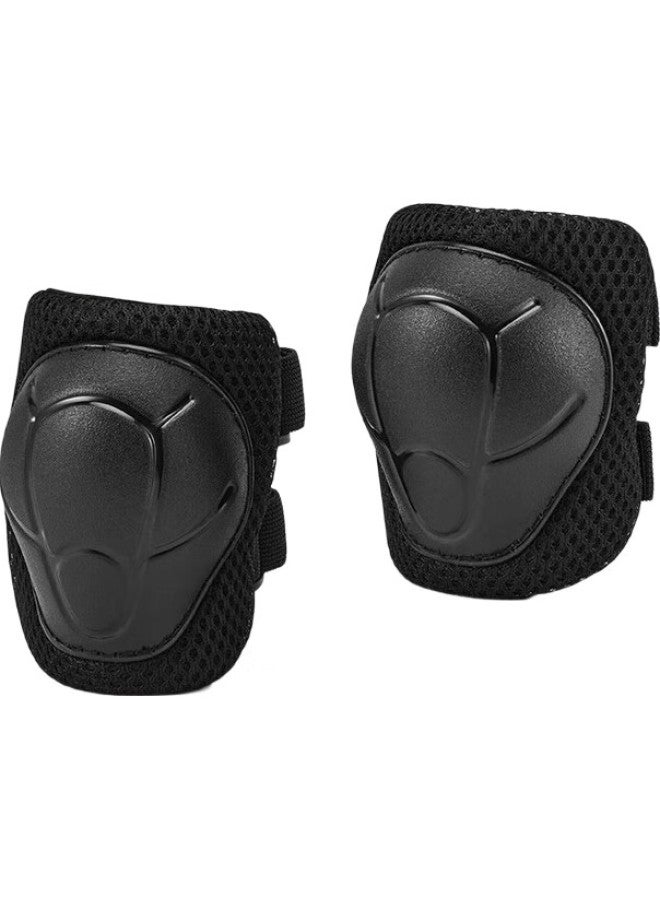 JD.com Jd Jingzao Children'S Roller Skating Protective Gear Skateboard Balance Bike Safety Equipment, Knee Pads Elbow Pads Palm Guards 6-Piece Set, Fluorescent Yellow - Image 2