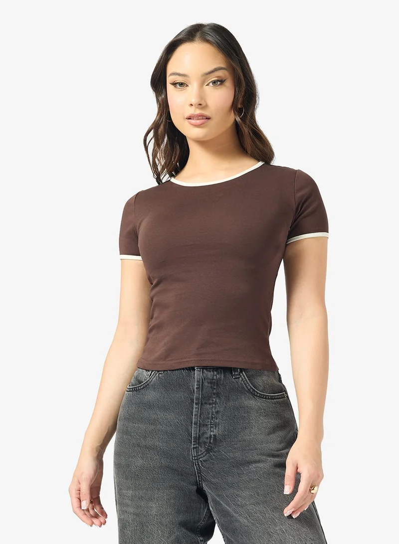 Ginger Ringer Detail T-shirt