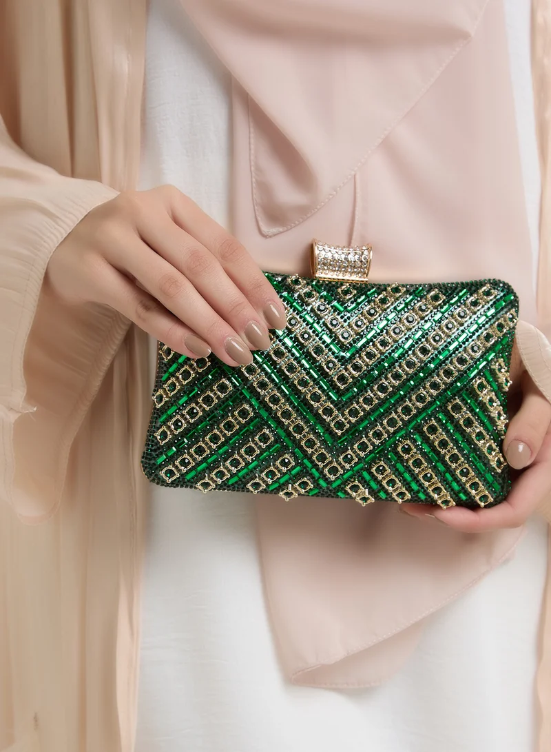 Khizana Embellished Clutch Bag