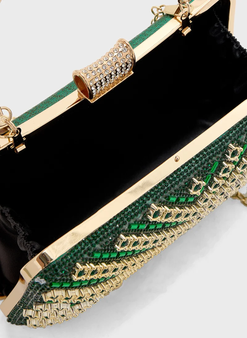 Khizana Embellished Clutch Bag