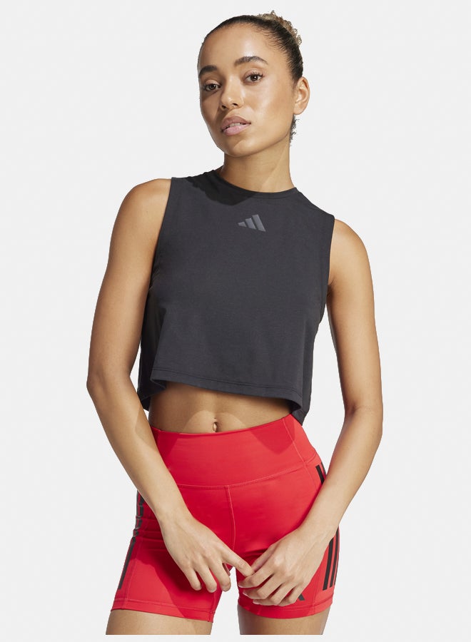 Adidas Power 3-Stripes Boxy Tank Top - Image 1