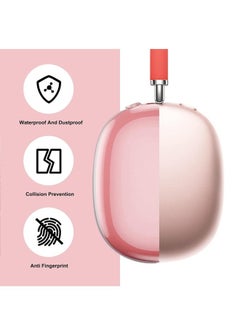 NIBEMINENT For AirPods Max Case Cover Clear Soft TPU Skin AntiScratch Transparent Accessories Ultra Protective Cover for Apple AirPods Max  - Image 2