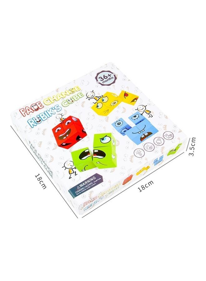 NIBEMINENT Face Changing Cube Puzzle Toy 18x18x3.5cm - Image 4