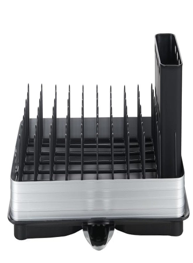 XIGSTA 3 in 1 Aluminum Kitchen Sink Dish Rack, Washing Basket with Tray, After Wash Utensils Basket, Dish Rack Organizer, Mug Bowl Organizer - Image 3