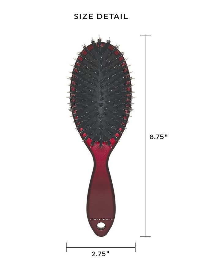Cricket Smoothing Boar & Nylon Bristle Hair Brush - Natural Boar and Anti-Static Nylon Bristles for Shine and Texture - Brushes for All Types, Including Thin and Fine Hair - Image 5