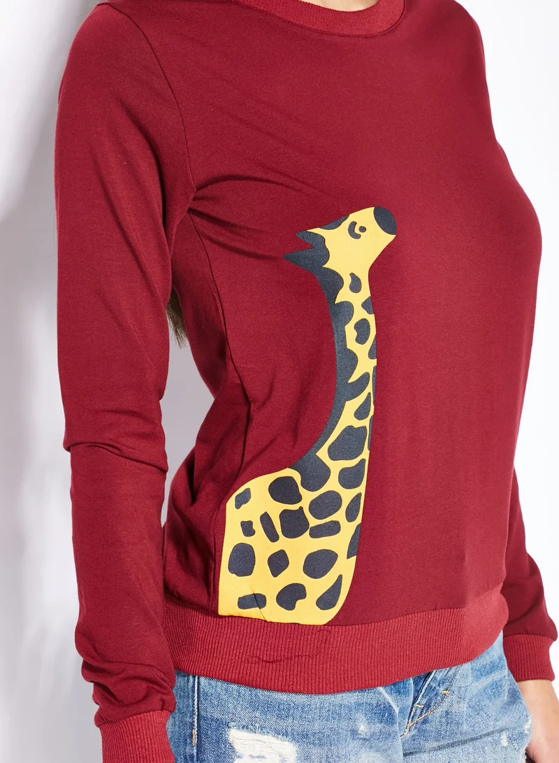 Ginger Giraffe Sweatshirt