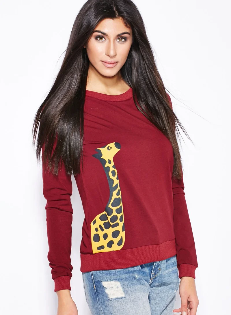 Ginger Giraffe Sweatshirt