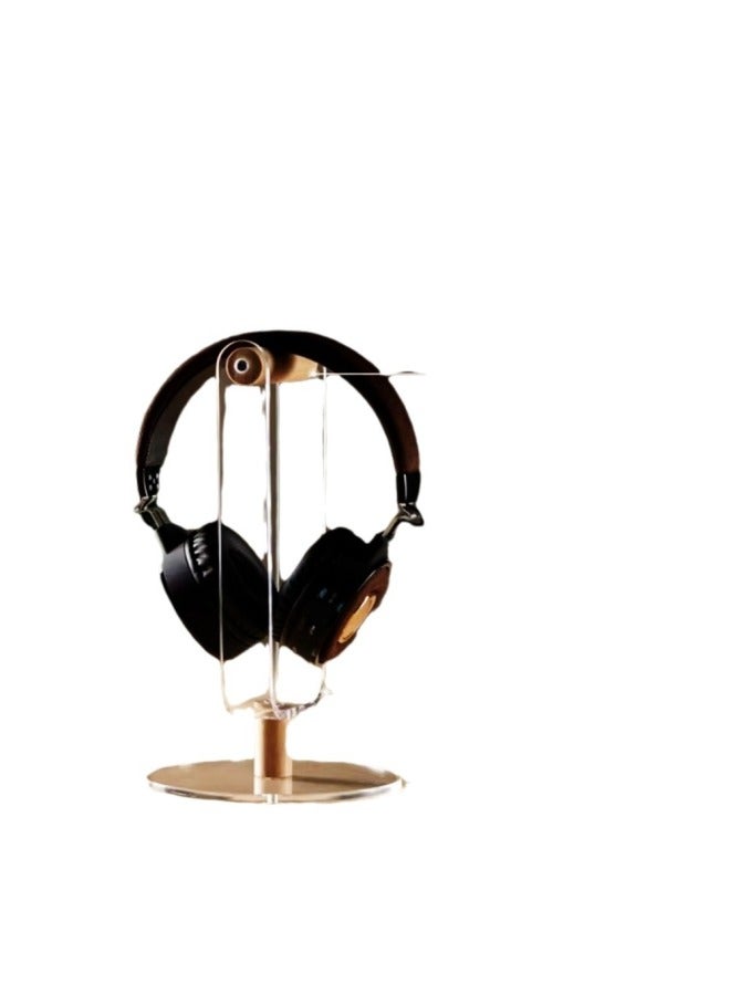 Retail Desktop Headset Stand Acrylic Wooden Stick Removable Headset Storage Rack Patented-Color:Black-Style:U Shape - Image 5