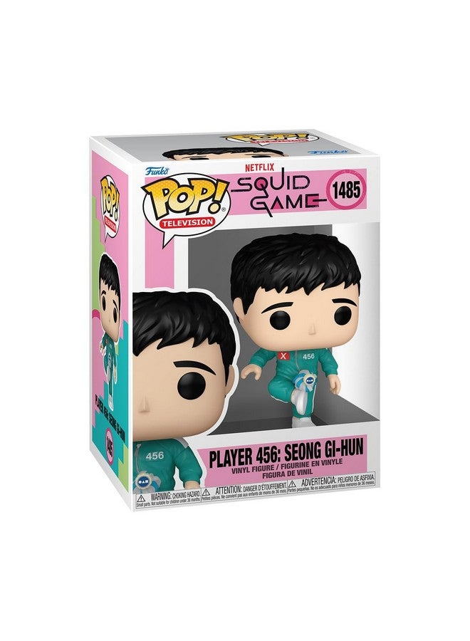 Funko Pop TV: Squid Game - Player 456: Seong Gi-hun 456 - Collectable Vinyl Figure - Gift Idea - Official Merchandise - Toys for Kids & Adults - Drama Fans - Model Figure for Collectors and Display - Image 1