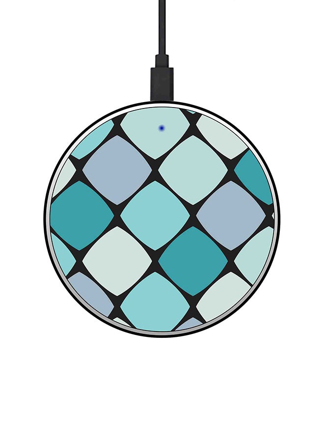 Theodor 15W Ultra Slim Fast Wireless Charger Multicolour