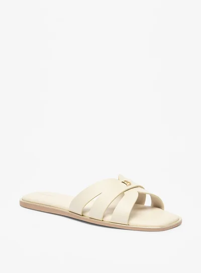 فلورا بيلا من شو إكسبرس Women's Logo Accent Slip-On Sandals