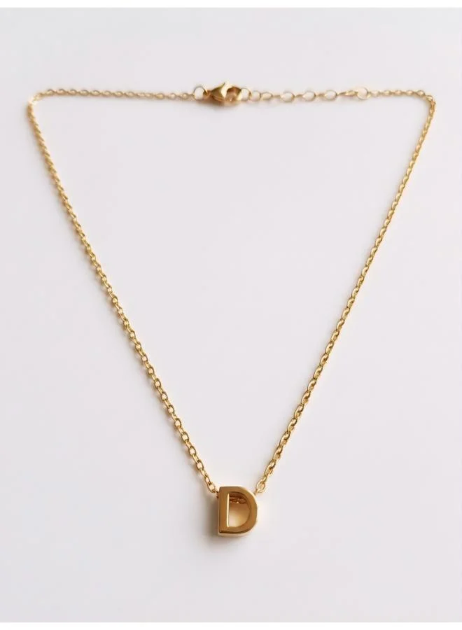 روفو Initial D Pendant Necklace