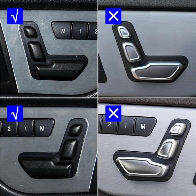 DEMULAX Car Seat Adjustment Switch Cover Set - Image 3