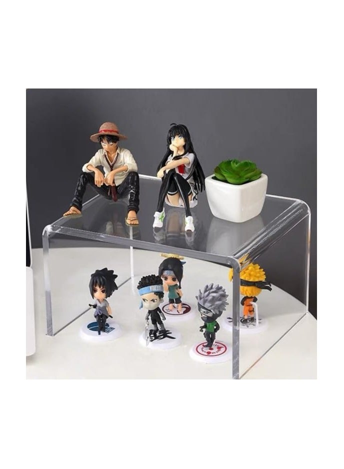 TPGP Acrylic Transparent Storage Platform, Suitable for laptops, Small Art Decorations, Leg stools, Shoe Changing stools - Image 3