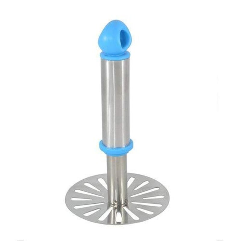IDEAL PRIME Rust Proof Stainless Steel Potato Masher Pizza Cutter Whisk Kitchen Items Durable Steel Pav Bhaji Maker Pizza Cutting Wheel Egg Beater Mixer Kitchen Tools Pack of 3 - Image 3