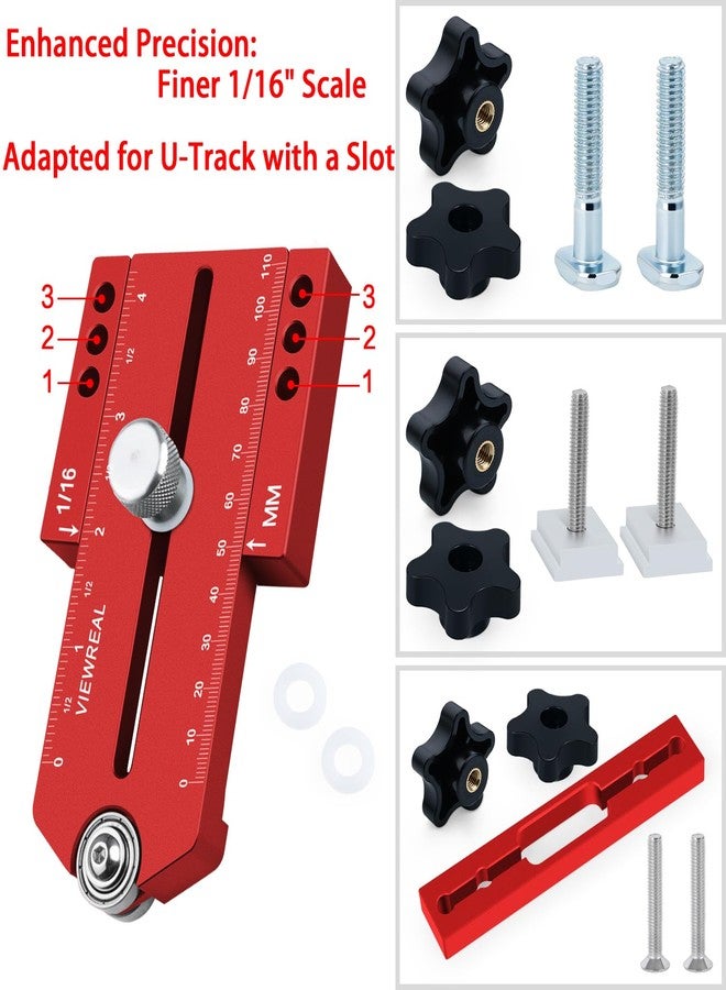 ViewReal Thin Rip Jig for Table Saw - Extended Fence Guide Accessory Compatible with Router Tables and Saw Systems, Ideal for Cutting Repetitive Narrow Strips - Image 3
