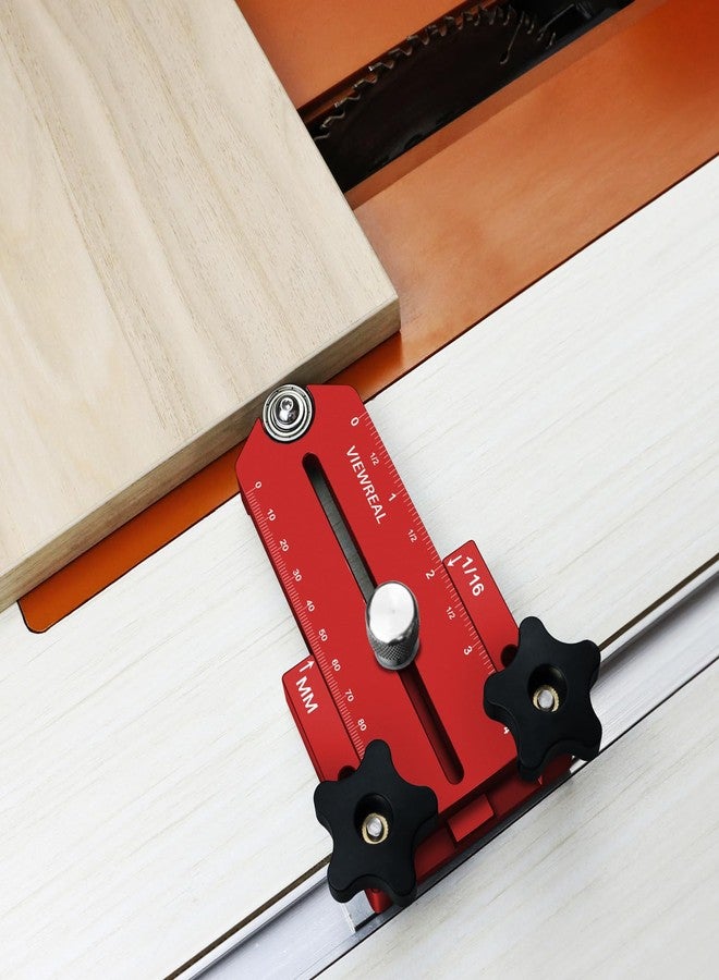 ViewReal Thin Rip Jig for Table Saw - Extended Fence Guide Accessory Compatible with Router Tables and Saw Systems, Ideal for Cutting Repetitive Narrow Strips - Image 4