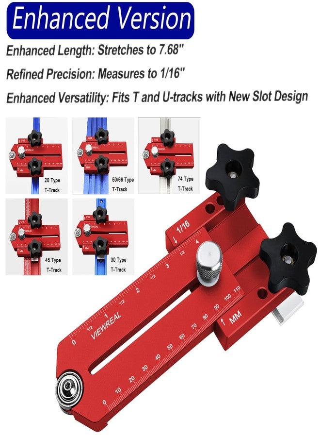 ViewReal Thin Rip Jig for Table Saw - Extended Fence Guide Accessory Compatible with Router Tables and Saw Systems, Ideal for Cutting Repetitive Narrow Strips - Image 5