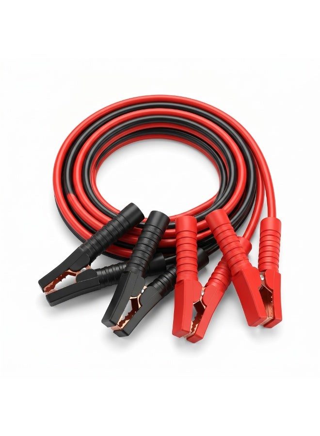 SolidX Premium 2000A 3M Emergency Car Battery Booster Cable Heavy Duty Jumper with Durable Clamps - Image 1