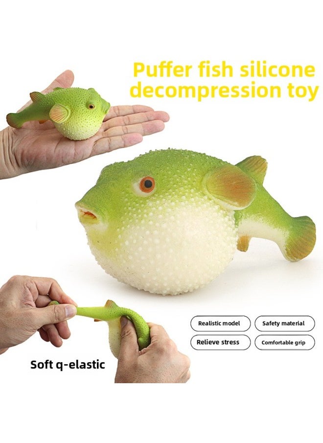 Generic - Applicable Simulation Soft Rubber Silicone Seal Fishbone Puffer Decompression Caterpillar Toy Frog Soft Model Animal Children-Color:Dark Brown Silicone [Centipede]] - Image 1