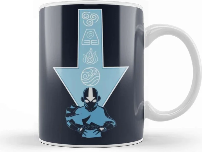 Baskı Dükkanı Print Shop Avatar Aang Arrow Avatar The Last Airbender Mug Porcelain