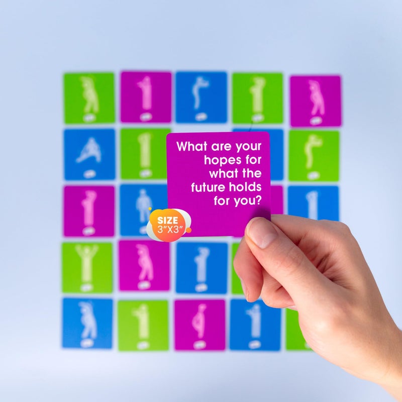 We! Connect Cards - Icebreaker Conversation Card Games | Conversation Starter Cards | Team Building Games for Work | Connections Game & Group Games for Adults | Featured by TEDx (60 Cards) - Image 3