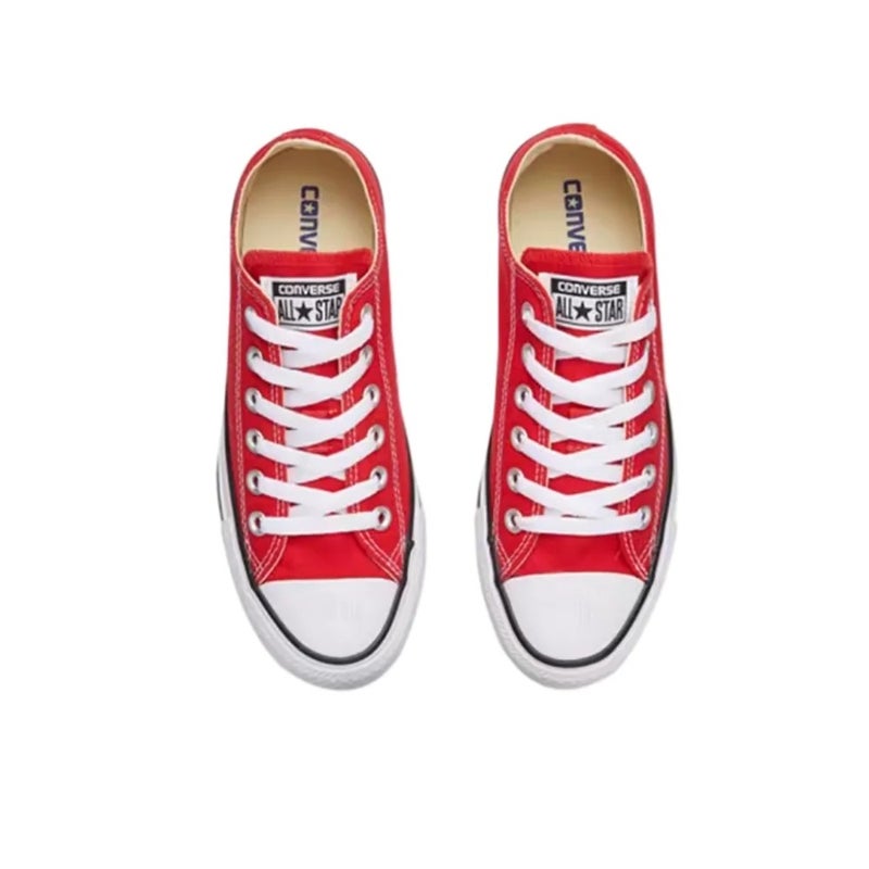 Converse Chuck Taylor All Star Unisex Red Low-Top Canvas Sneakers – Retro Durable Breathable Sole & Lightweight Comfort 101007 - Image 5