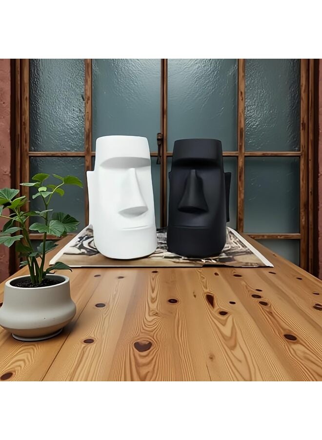 Multifunctional Handmade Eyeglass Holder and Pen Holder Desk Organizer for Office, Home Decor,Creative vase, Makeup Brush Storage (White) - Image 5