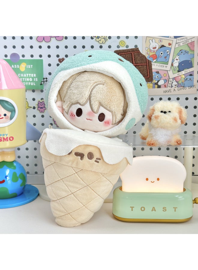 Cute Encounter Time 20cm Dessert Party Series Baby Clothes Cotton Baby Clothes Non-Attribute Suit Cute All-Match Headwear-Colour:20cm Thin Ice Cream Balls - Image 3