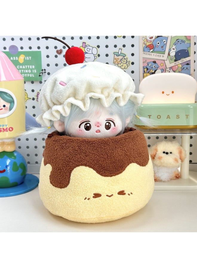 Cute Encounter Time 20cm Dessert Party Series Baby Clothes Cotton Baby Clothes Non-Attribute Suit Cute All-Match Headwear-Colour:20cm Thin Ice Cream Balls - Image 5