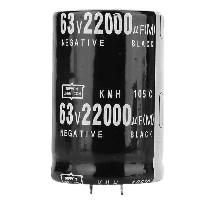 klarako Aluminium Electrolytic Capacitor 63V 22000μF 105 Standard (SN) Terminal 35x50mm Capacitor - Image 1