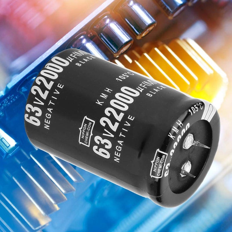 klarako Aluminium Electrolytic Capacitor 63V 22000μF 105 Standard (SN) Terminal 35x50mm Capacitor - Image 3