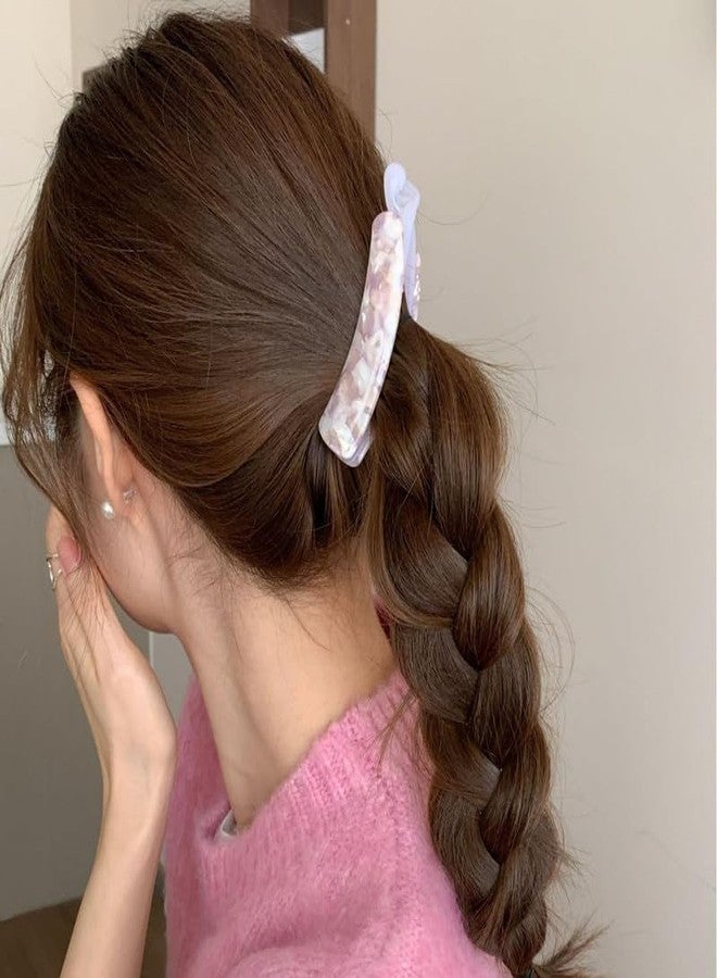 GODFLY Stylish Hair Clips for Women | Printed Banana Clutcher | Unbreakable Plastic | Strong Grip Claw | Trendy Accessories | Ideal Gift (Multicolour)-Big Size (11 X 2 cm) - Image 1