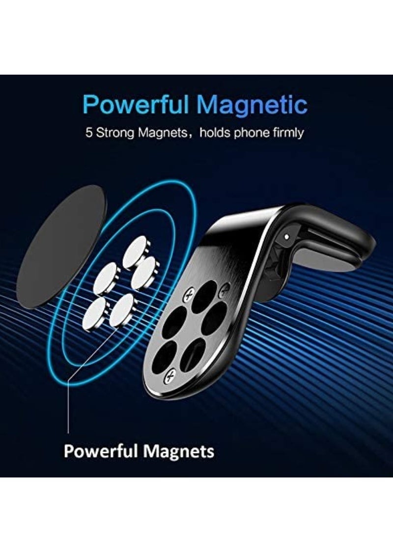 ELTRAZONE Electric Universal Car Phone Holders with 5 Magnets (Metallic Silver) - Image 4