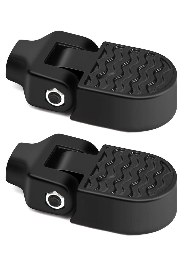 SYOSI 1 Pair Mini Bike Rear Pedals, Non slip Bicycle Pedals, 3.1x1.6 inch 8x4cm Light Aluminum Alloy Manufacturing Interface, Foldable Bicycle, Foot Plates Pedals for Folding Mountain Bike  - Image 1