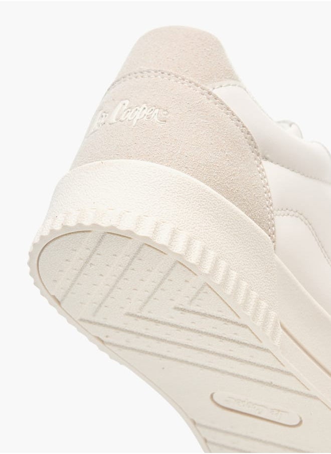 Lee Cooper Womens Logo Detail Sneakers With Lace-Up Closure  - Image 5