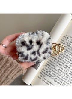 Fashion Plush Leopard Print Protective Case Cover for Apple AirPods Pro for Men Women