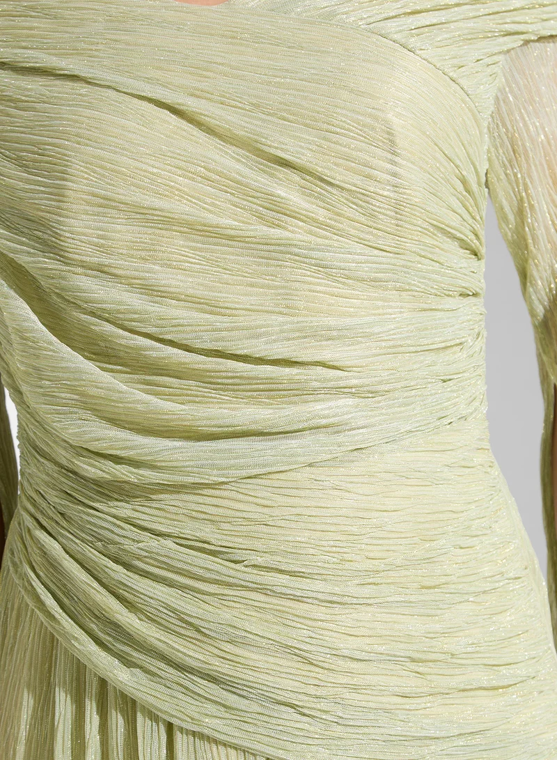 Namshi x Off-Shoulder Sheen Dress