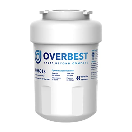 Overbest OB6013 Replacement for GE® MWF®, SmartWater® MWFP, MWFA, GWF, MWFAP, HDX FMG-1, WFC1201, HWF, GSE25GSHECSS, 9991, RWF1060, 197D6321P006 - Image 1
