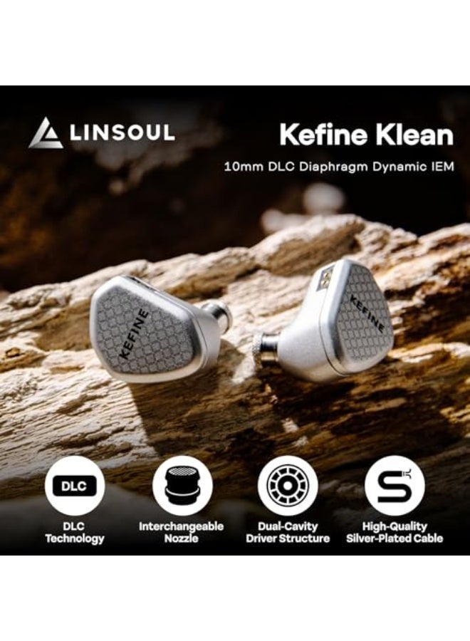 Kefine Klean 10mm DLC Diaphragm Dynamic Driver in Ear Monitor, 2Pin - Image 4