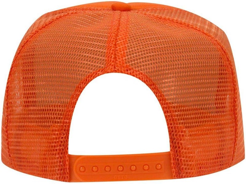 OTTO Polyester Foam Front 5 Panel High Crown Mesh Back Trucker Hat - Image 2